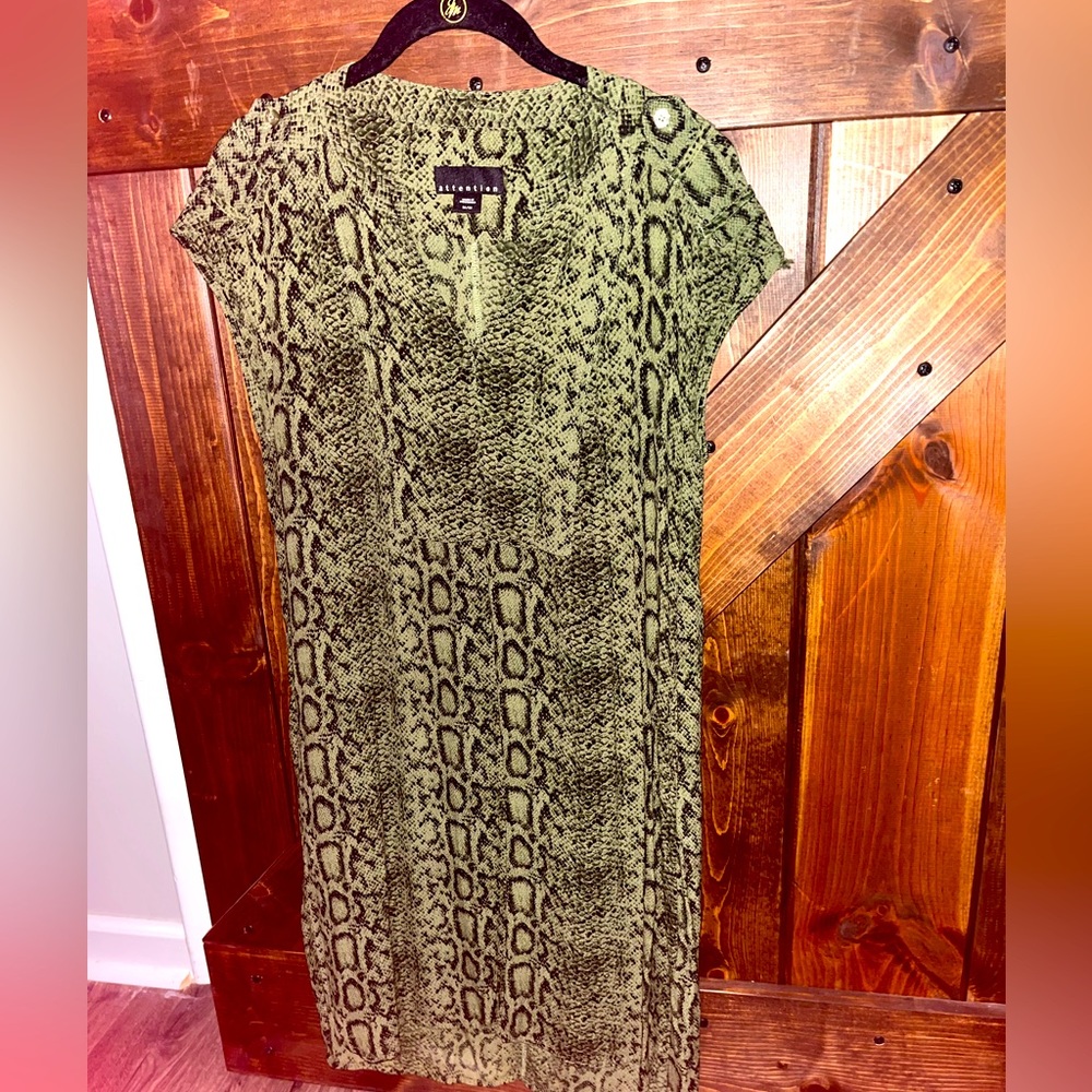 Snake skin dress